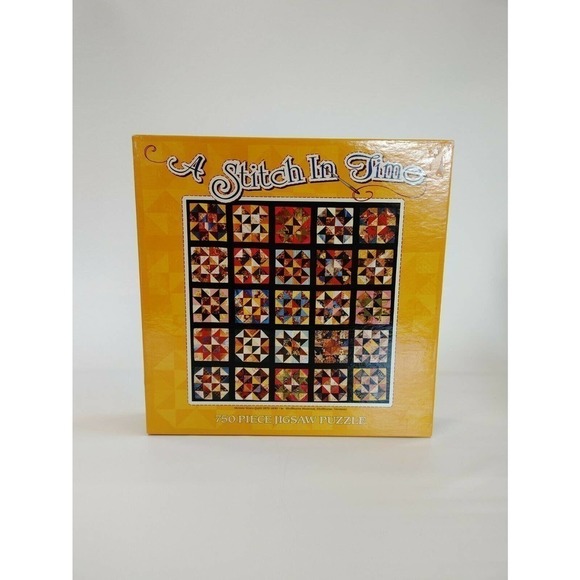 Ceaco Other - Vtg NIB Puzzle Stars Quilt Shelburne 750 pcs